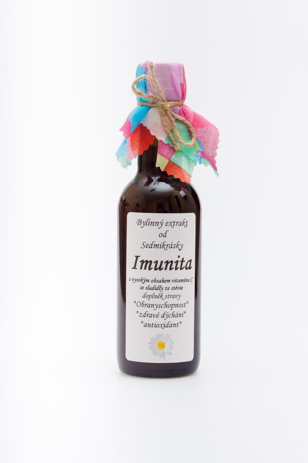 Sedmokráska bylinný extrakt IMUNITA 250 ml- *Obranyschopnosť*zdravé dýchanie*antioxidant* doplnok stravy Rodinná farma Sedmikráska