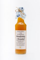 Sedmikráska Ovocno-bylinný sirup Mandarinka s levanduľou 500ml – trávení, spánek, nervová soustava, metabolismus, psychická činnost, doplněk stravy