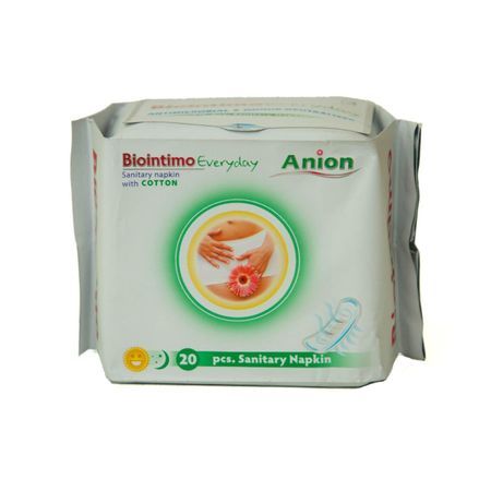Anion BioIntimo intimky 20ks Dámske hygienické intímky s aniónovými prúžkom BioIntimo Corporation