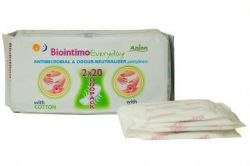 Anion BioIntimo intimky DUO pack 40ks Dámske hygienické vložky s aniónovými prúžkom - intímky BioIntimo Corporation