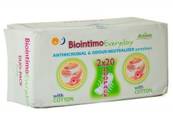 Anion BioIntimo intimky DUO pack 40ks Dámske hygienické vložky s aniónovými prúžkom - intímky