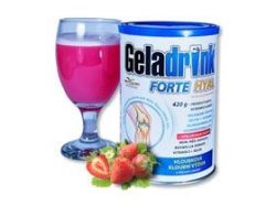 GELADRINK® FORTE HYAL - jahoda, nápoj - 420 g