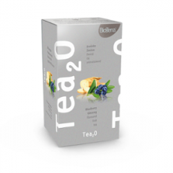 Biogena Tea2O Borůvka & Ženšen 20x2,3g Ovocný čaj, aromatizovaný, porcovaný.