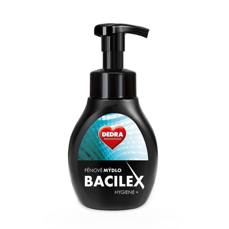Dedra BACILEX HYGIENE+ 300ml penové mydlo s antibakteriálnou prísadou s povzbuzující, osvěžující, citrusovou, bylinnou parfemací. Vaše Dedra, s.r.o.