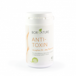 Bornature  - ANTI-TOXIN 60 kapsulí - Pro hloubkovou detoxikaci a regeneraci jater doplněk stravy 