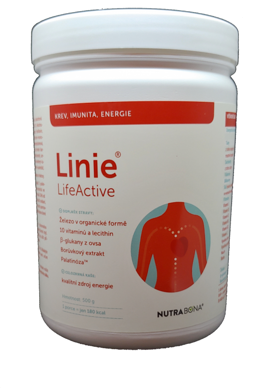 NUTRA BONA LINIE LifeActive - kaše s 13 biologicky aktivními látkami, 500g NUTRA-BONA