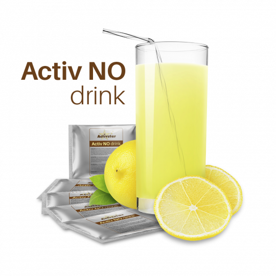 Activ NO drink 1 sáčok - Vedecký objav storočia. Pôsobenie zázračnej molekuly NO - oxidu dusnatého na naše zdravie. Activstar