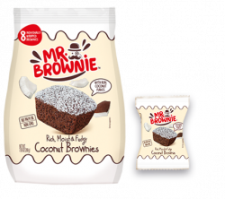 Mr. Brrownie - Kokosové sušienky 8 x 2,5 g