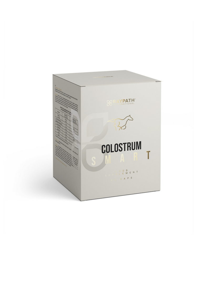 Raypath - doplnok stravy COLOSTRUM CAVALLI obsahuje unikátnu kombináciu colostra (kobylieho kolostra) bohatého na IgG (imunoglobulíny) a vitamíny skupiny B. Raypath® International