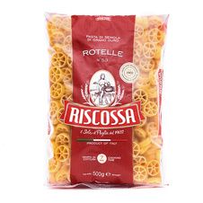 Rotelle kolieska sú talianske cestoviny zo semoliny z tvrdej pšenice. 500 g Pastificio Riscossa