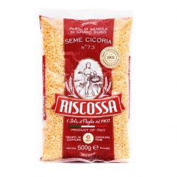 Seme cicoria cestovinová ryža sú talianske cestoviny zo semoliny z tvrdej pšenice