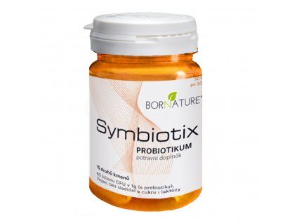 Symbiotix Probiotikum, 13 kmeňov s prebiotikami, 60Miliard CFU v 1g - Špeciálne navrhnutý a prispôsobený doplnok stravy k potrebám poškodenej črevnej mikroflóry - Širokospektrálne probiotikum s prebiotickou výživou.