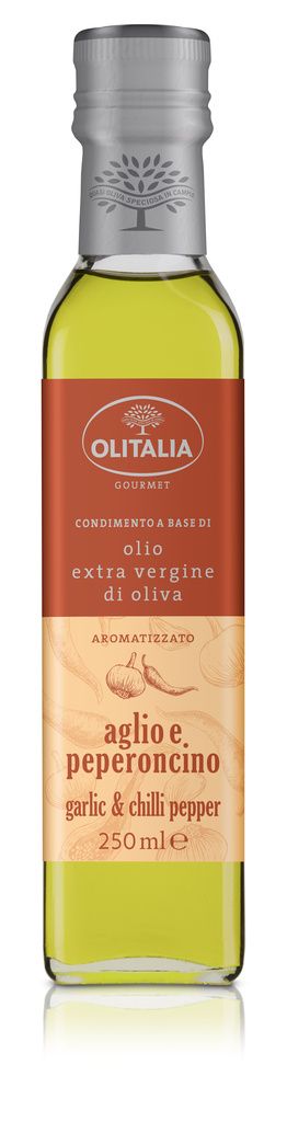 Zálievka EP olív olej/chilli/cesnak 250ml Olitalia