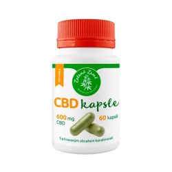 Zelená země CBD kapsule 600 mg CBD - 60 ks Nová receptúra s ešte prirodzenejším obsahom kanabinoidov. Veganské zloženie. Zelená Země s.r.o.